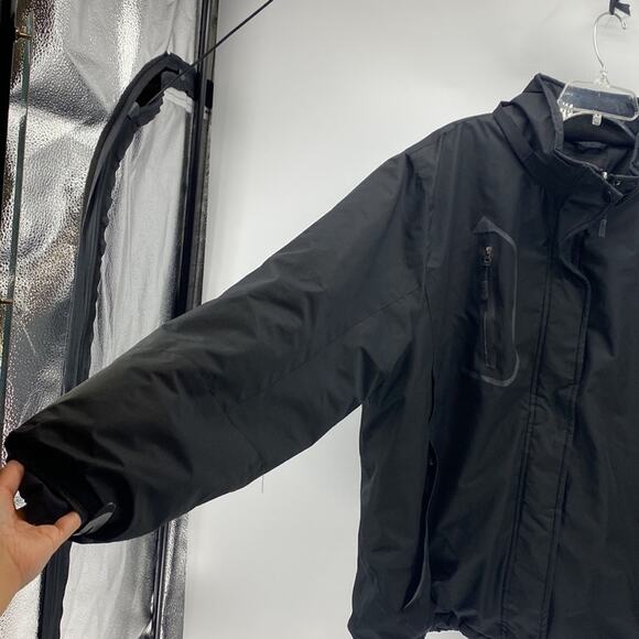 Wantdo black fleece lined ski jacket snowboard water wind resistant size XXL - Picture 8 of 11